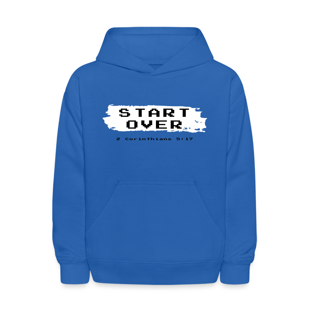 Kids' Start Over Hoodie - royal blue