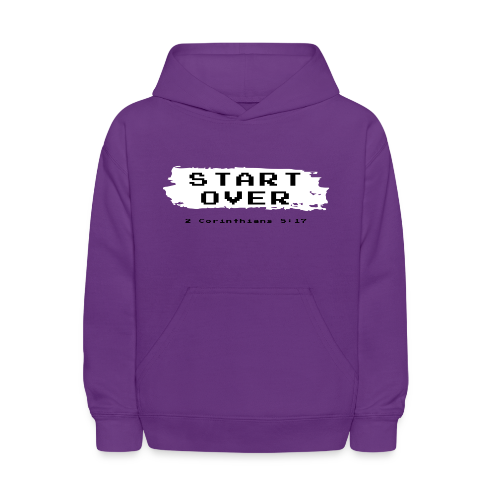 Kids' Start Over Hoodie - purple