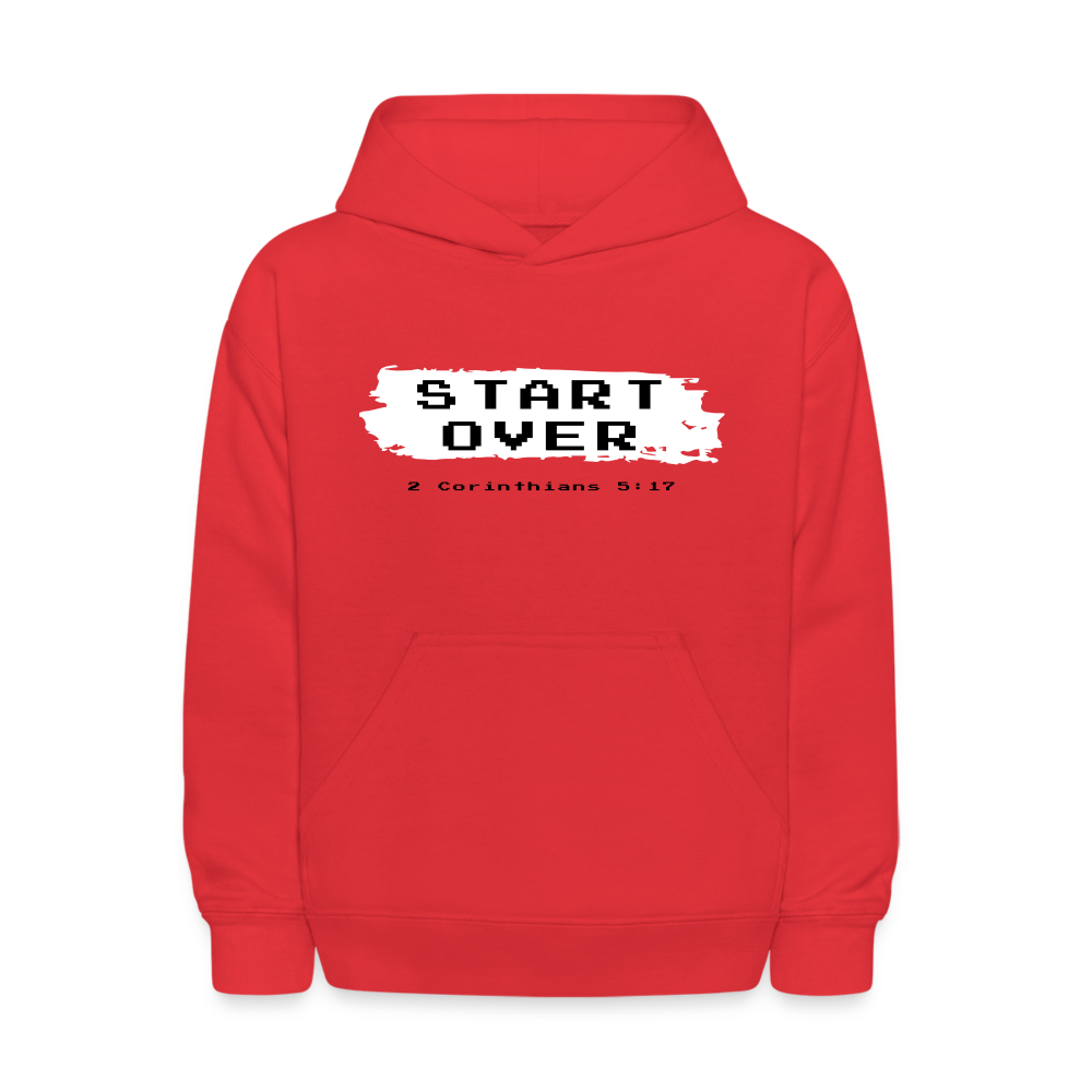 Kids' Start Over Hoodie - red