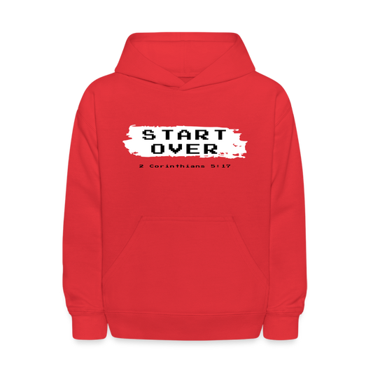 Kids' Start Over Hoodie - red