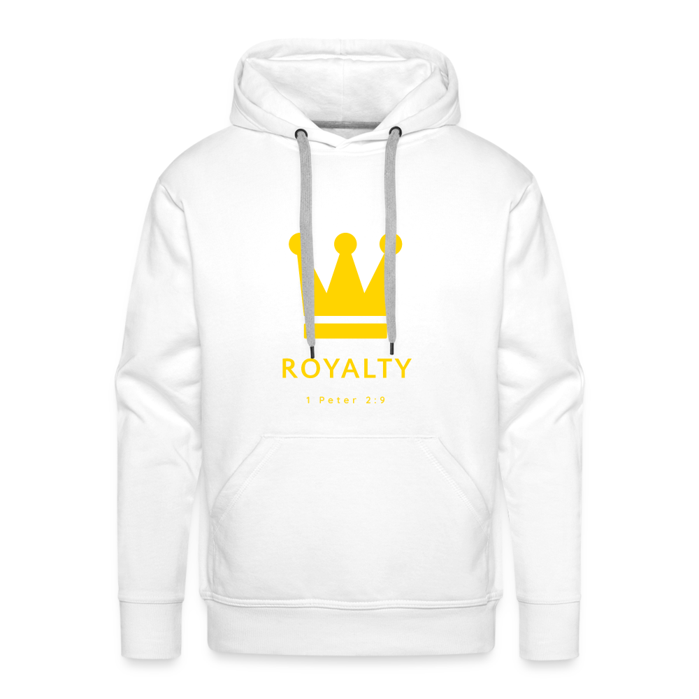 Be Royalty Gold Logo Men’s Premium Hoodie - white