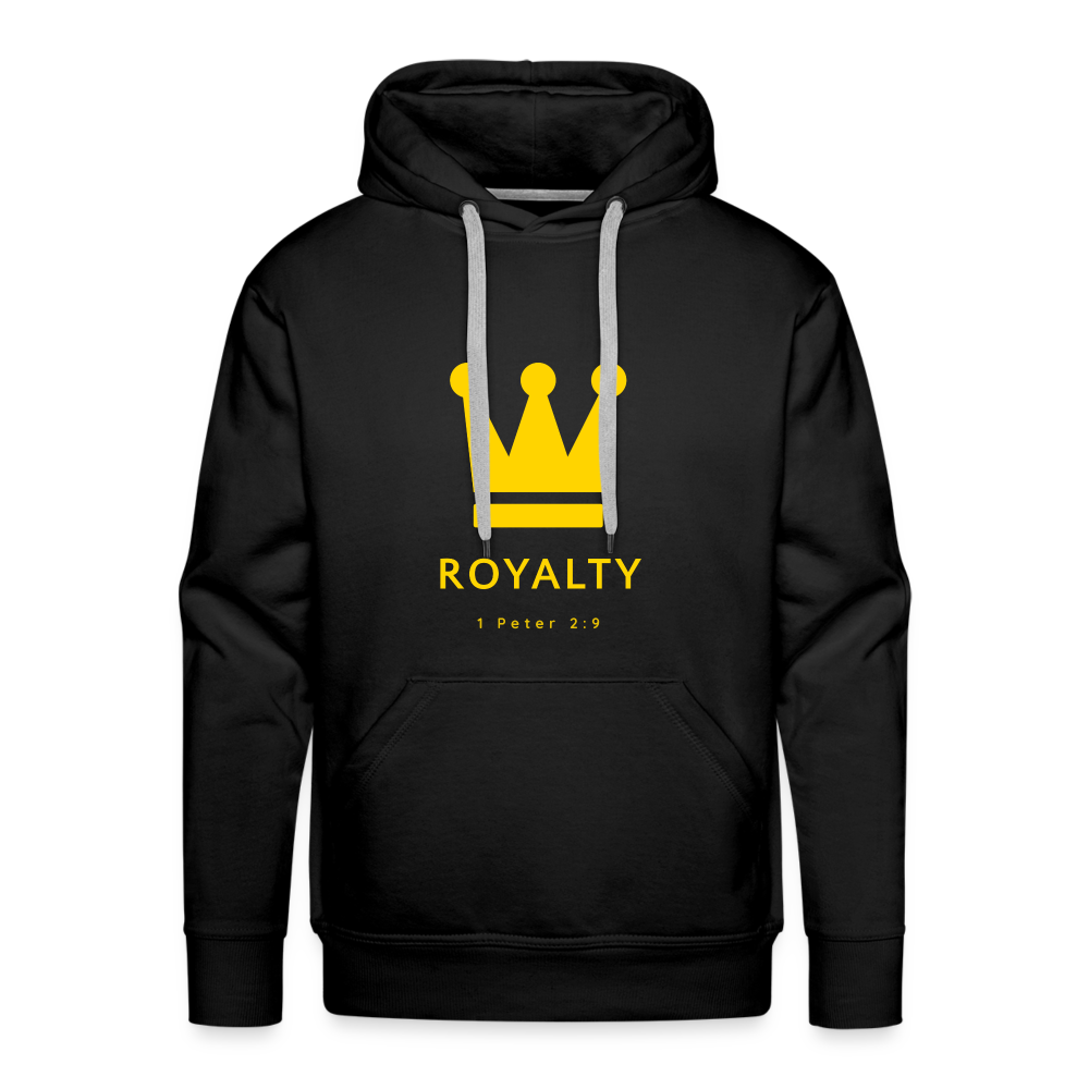 Be Royalty Gold Logo Men’s Premium Hoodie - black