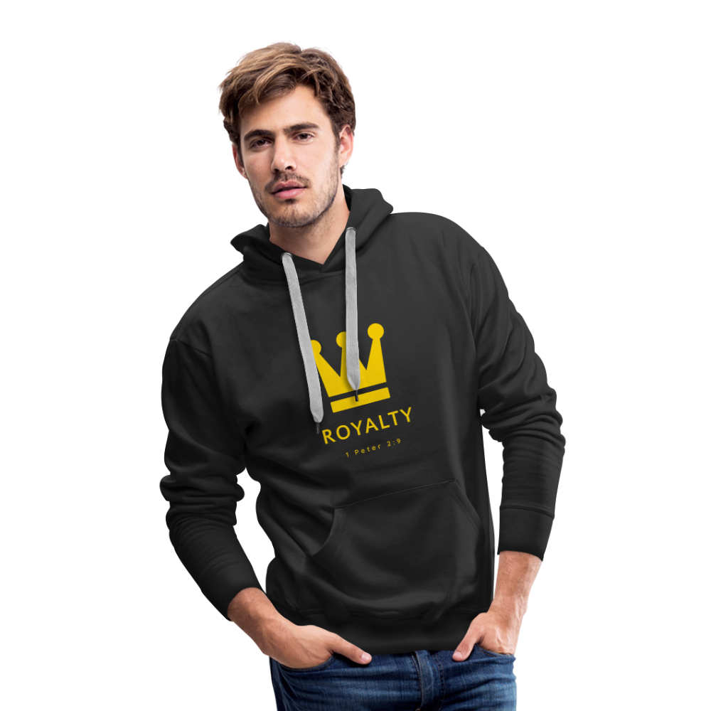 Be Royalty Gold Logo Men’s Premium Hoodie - black