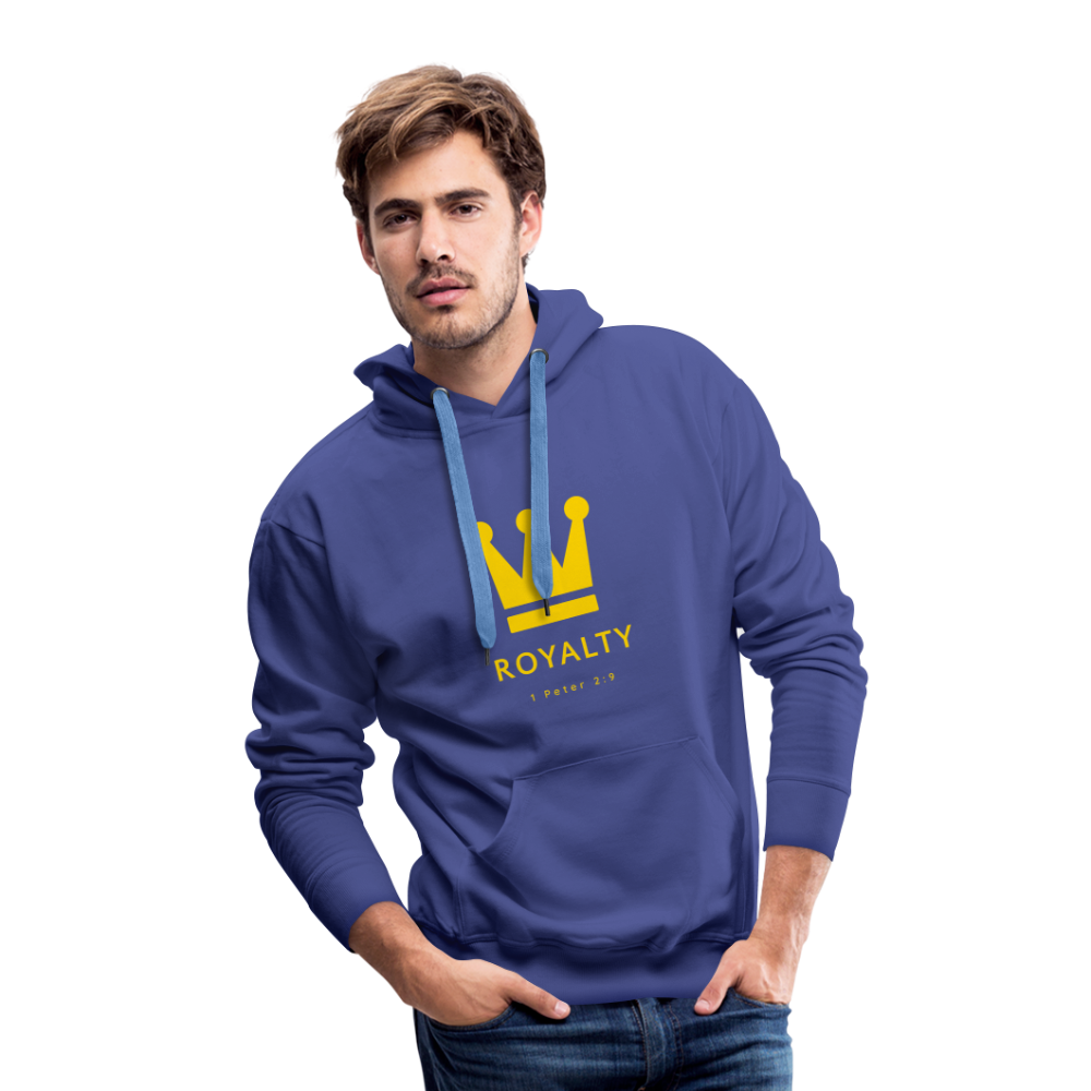 Be Royalty Gold Logo Men’s Premium Hoodie - royal blue