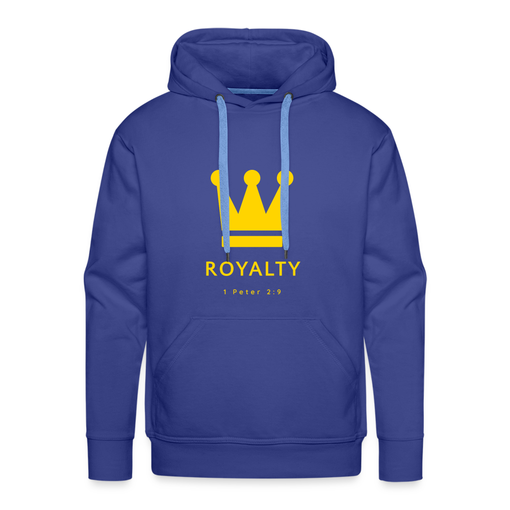 Be Royalty Gold Logo Men’s Premium Hoodie - royal blue