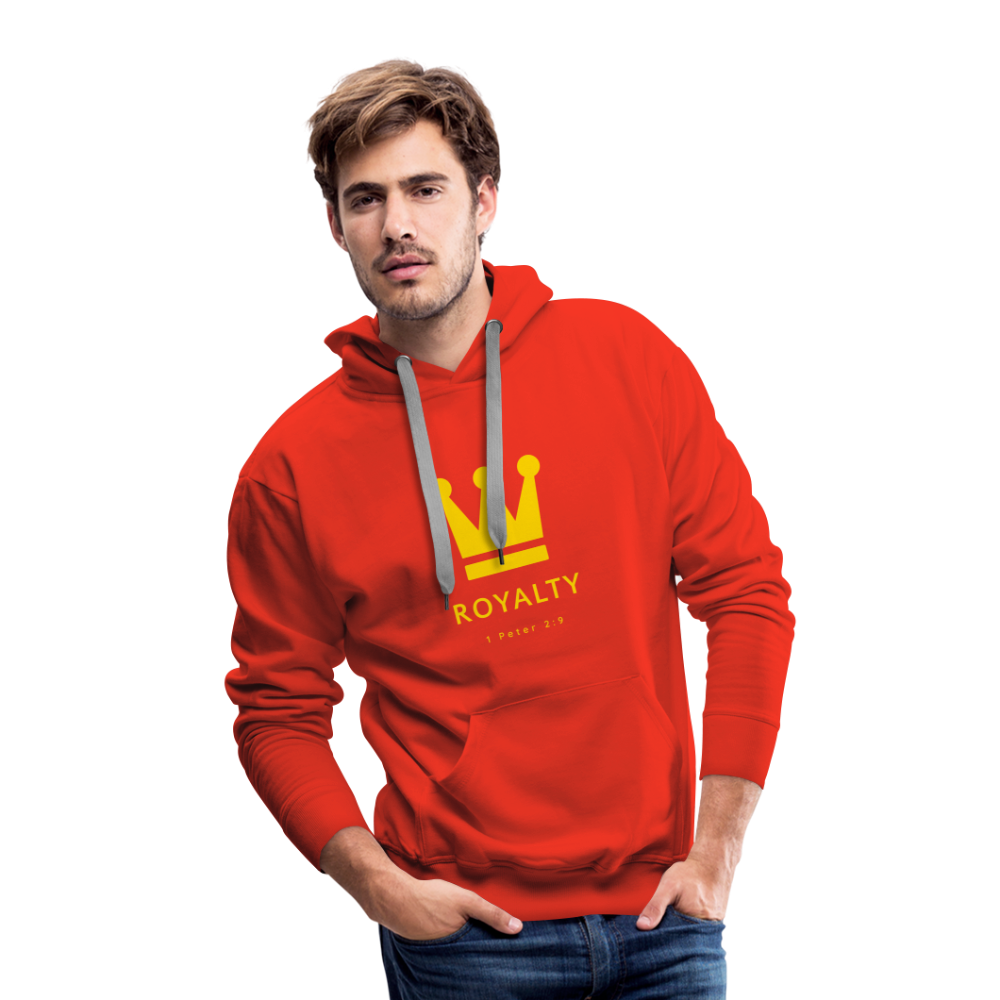 Be Royalty Gold Logo Men’s Premium Hoodie - red