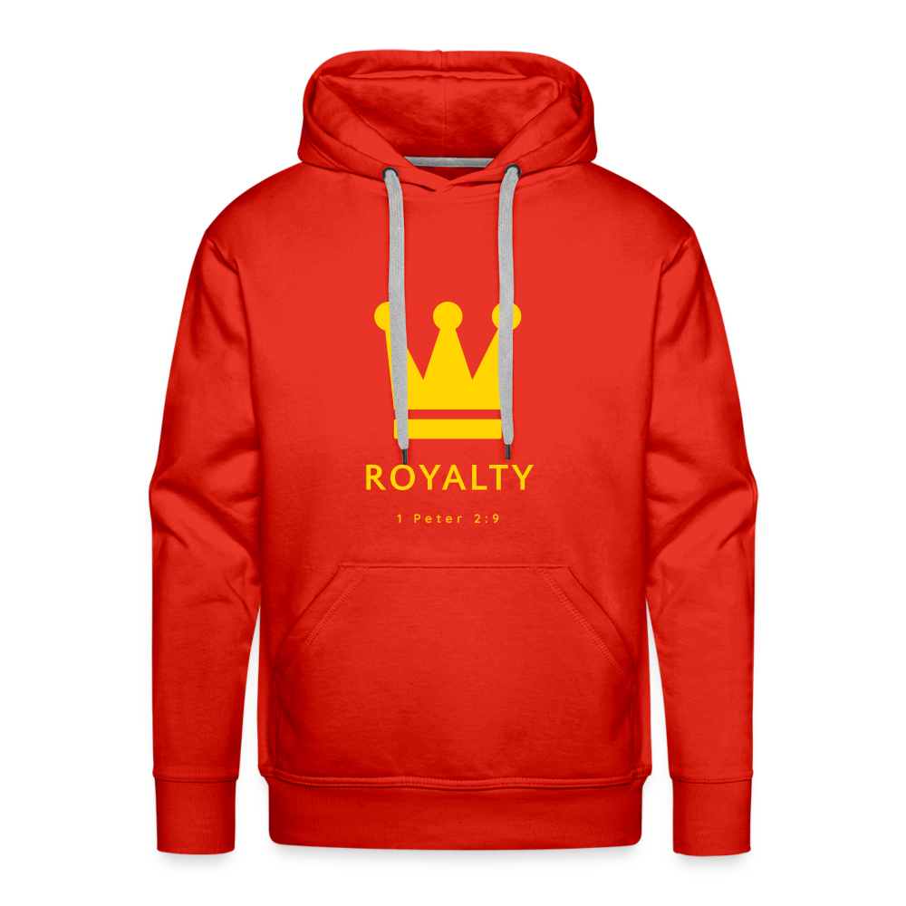 Be Royalty Gold Logo Men’s Premium Hoodie - red