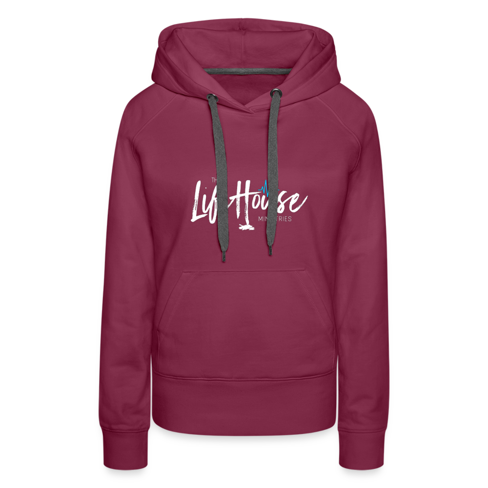 LifeHouse Women’s Premium Hoodie - burgundy