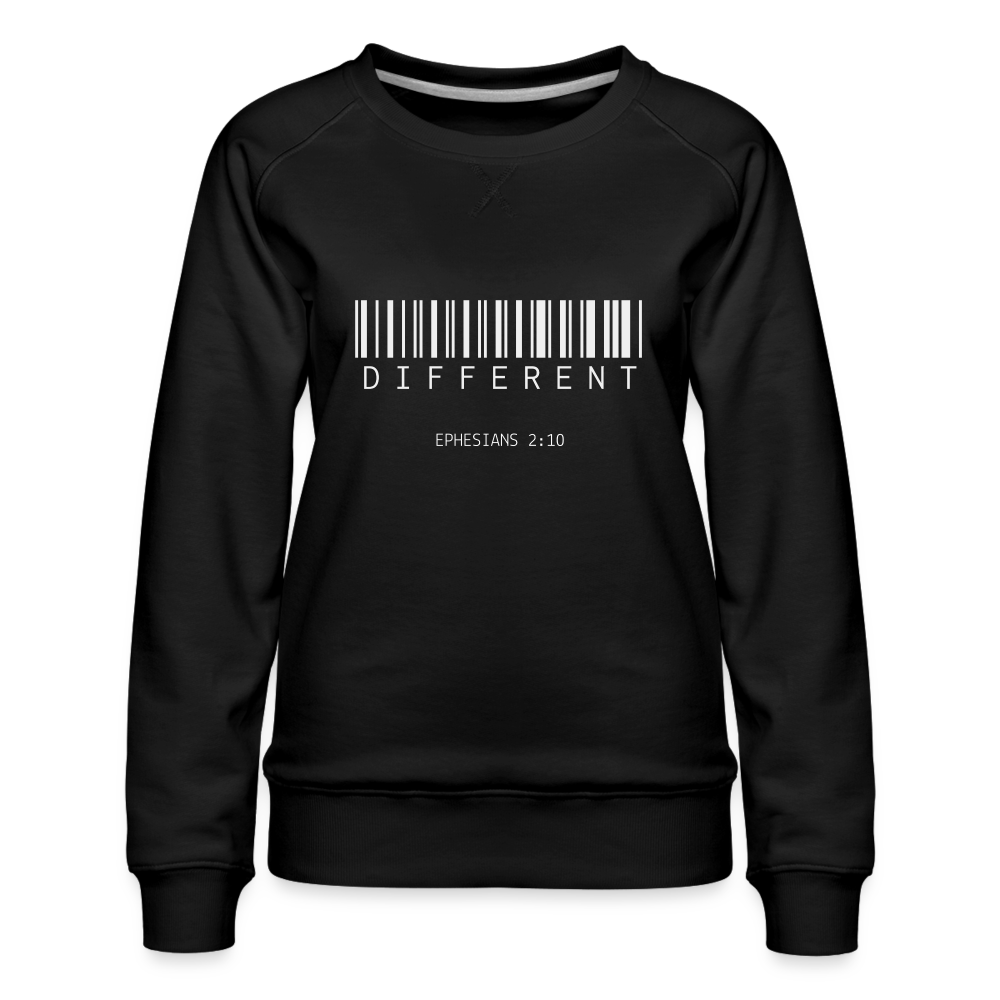 Different Women’s Premium Sweatshirt - black