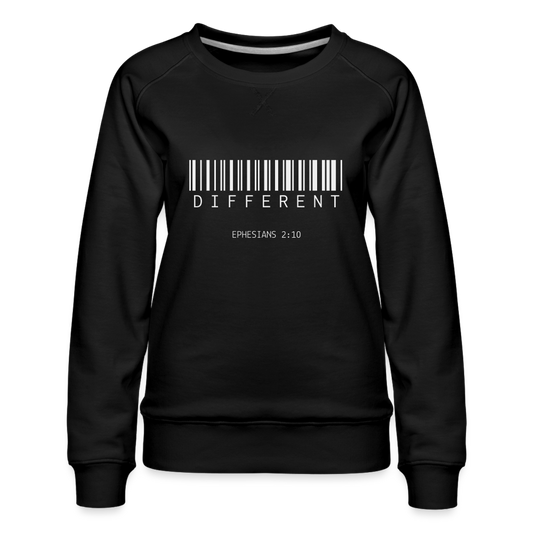 Different Women’s Premium Sweatshirt - black