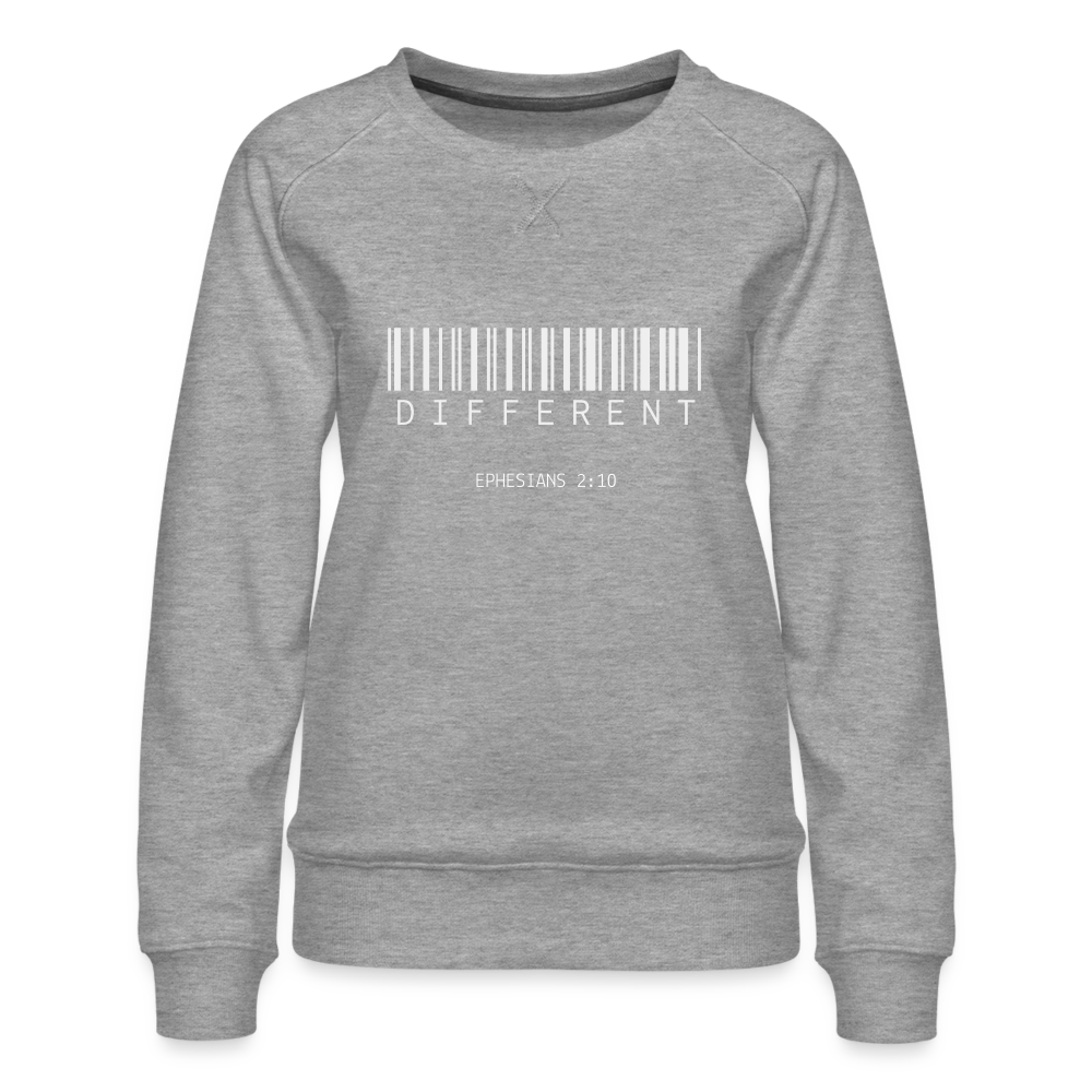 Different Women’s Premium Sweatshirt - heather grey