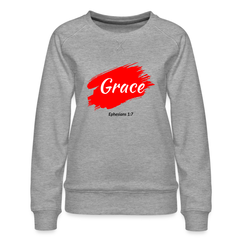 Grace Women’s Premium Sweatshirt - heather grey