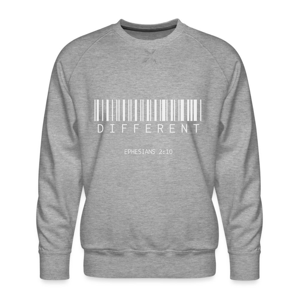 Different Men’s Premium Sweatshirt - heather grey