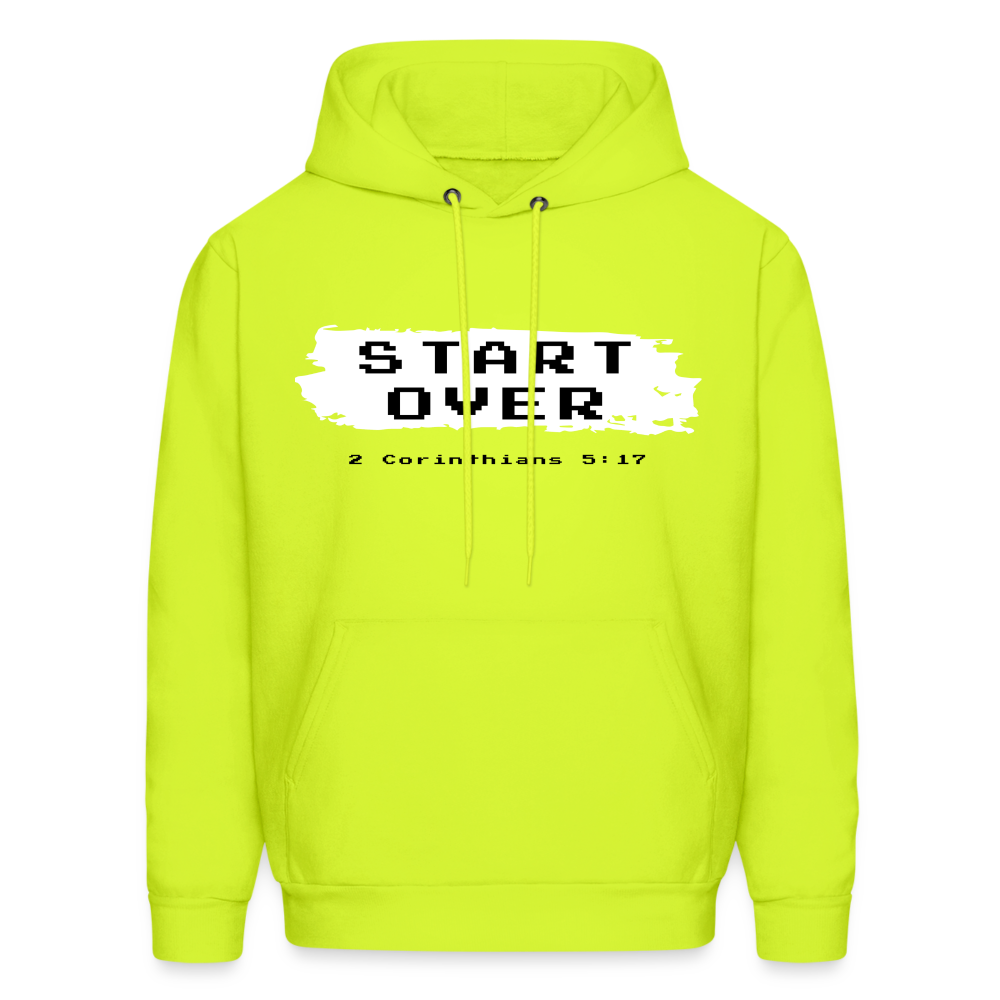 Start Over Highlighter Unisex Hoodie - safety green