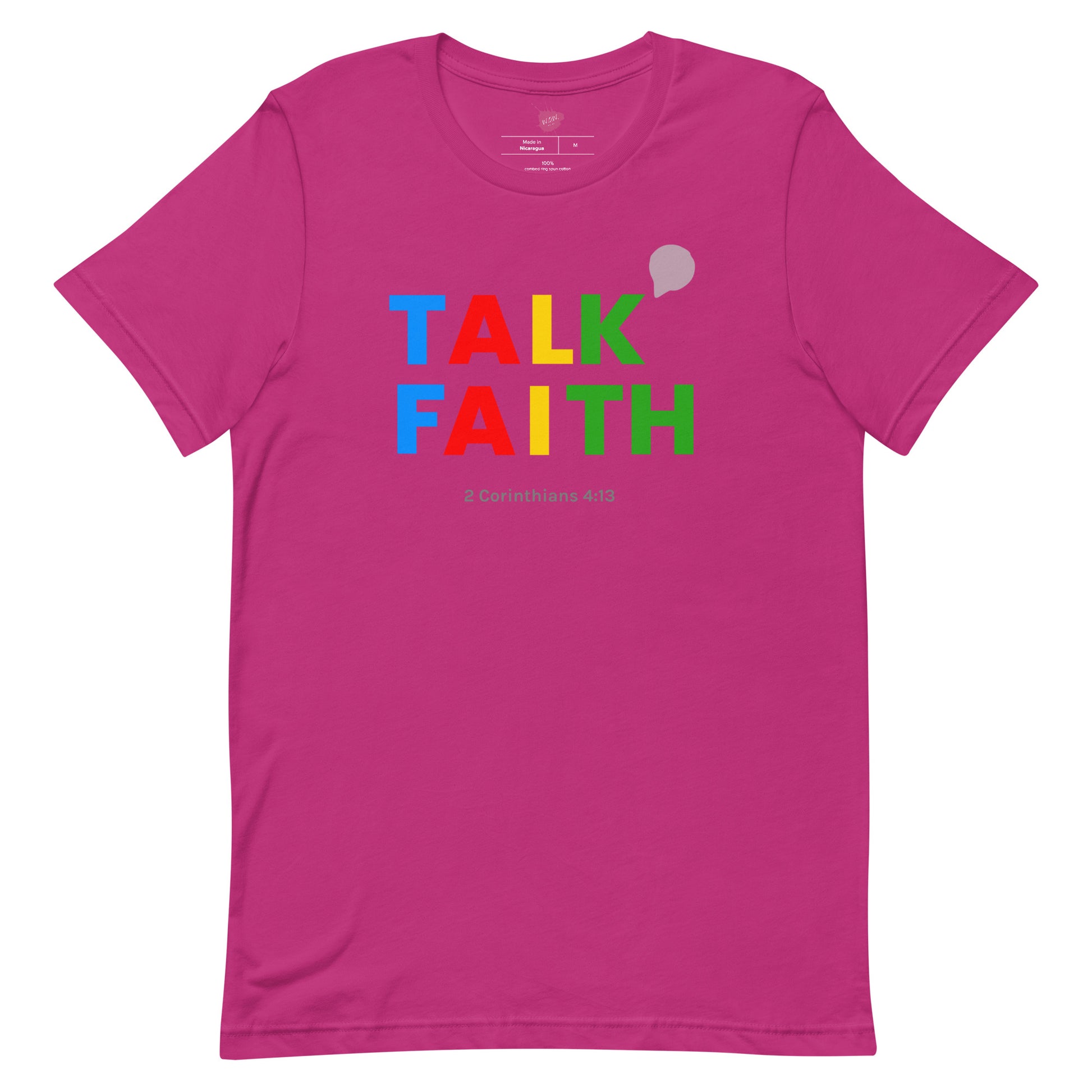 Talk Faith Unisex t-shirt - TheLifeHouseShop