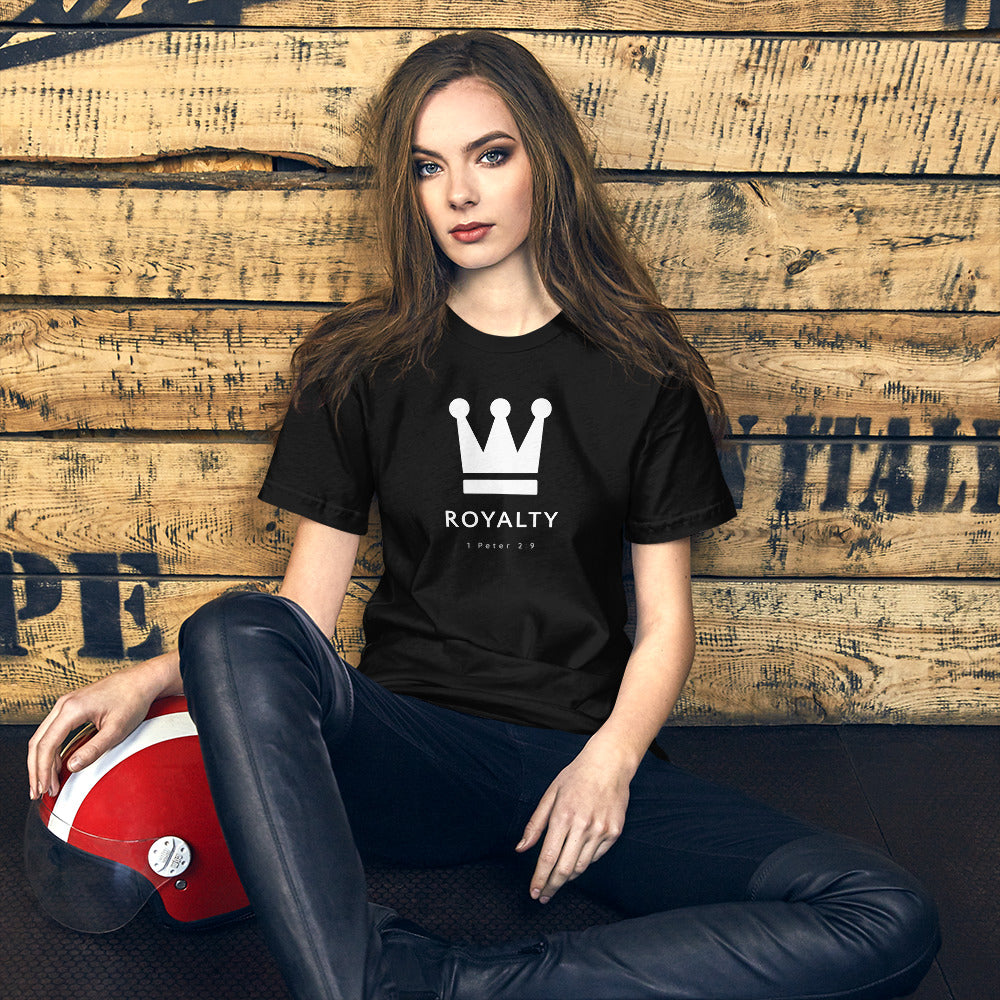 Be Royalty White Unisex t-shirt - TheLifeHouseShop