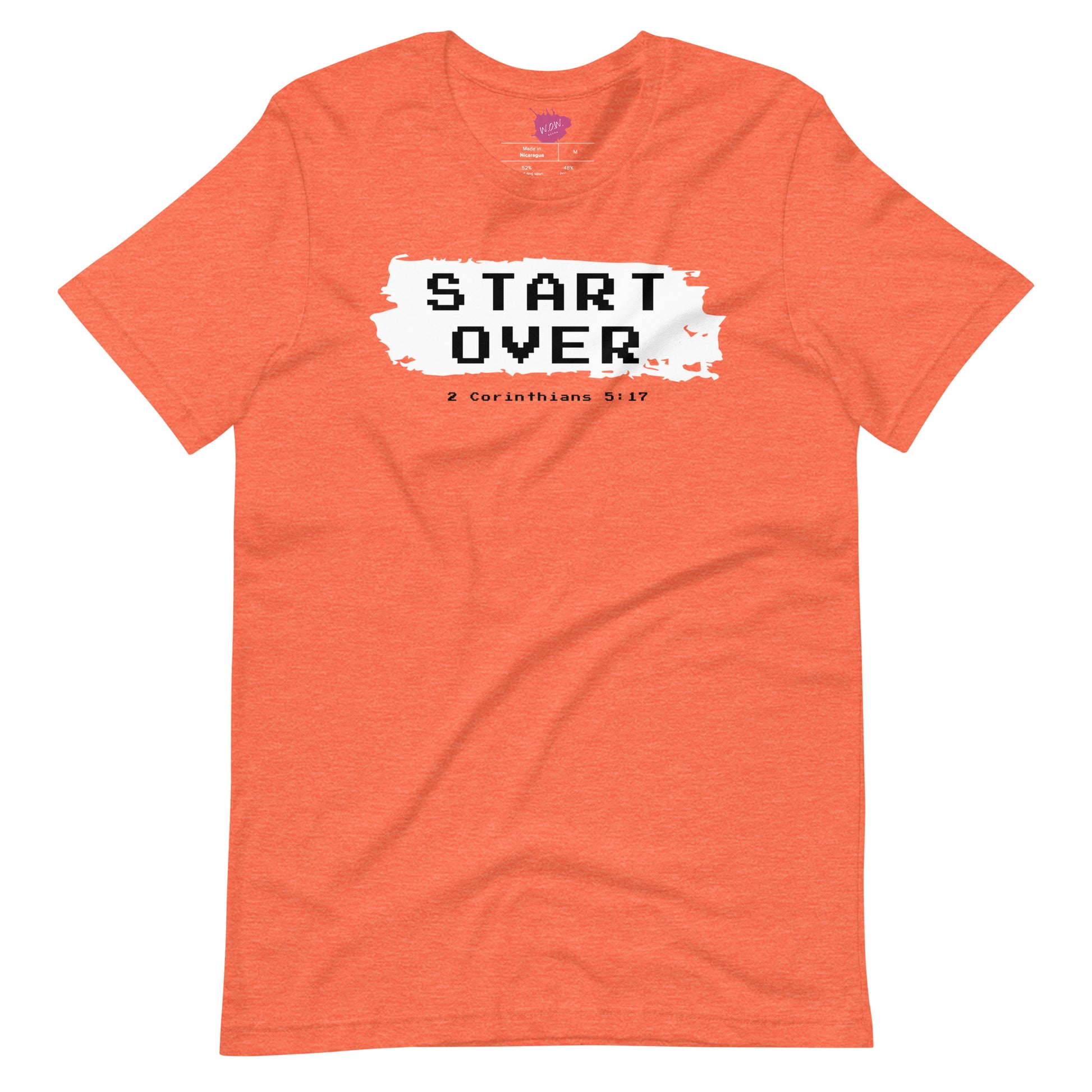 Start Over Unisex t-shirt - TheLifeHouseShop