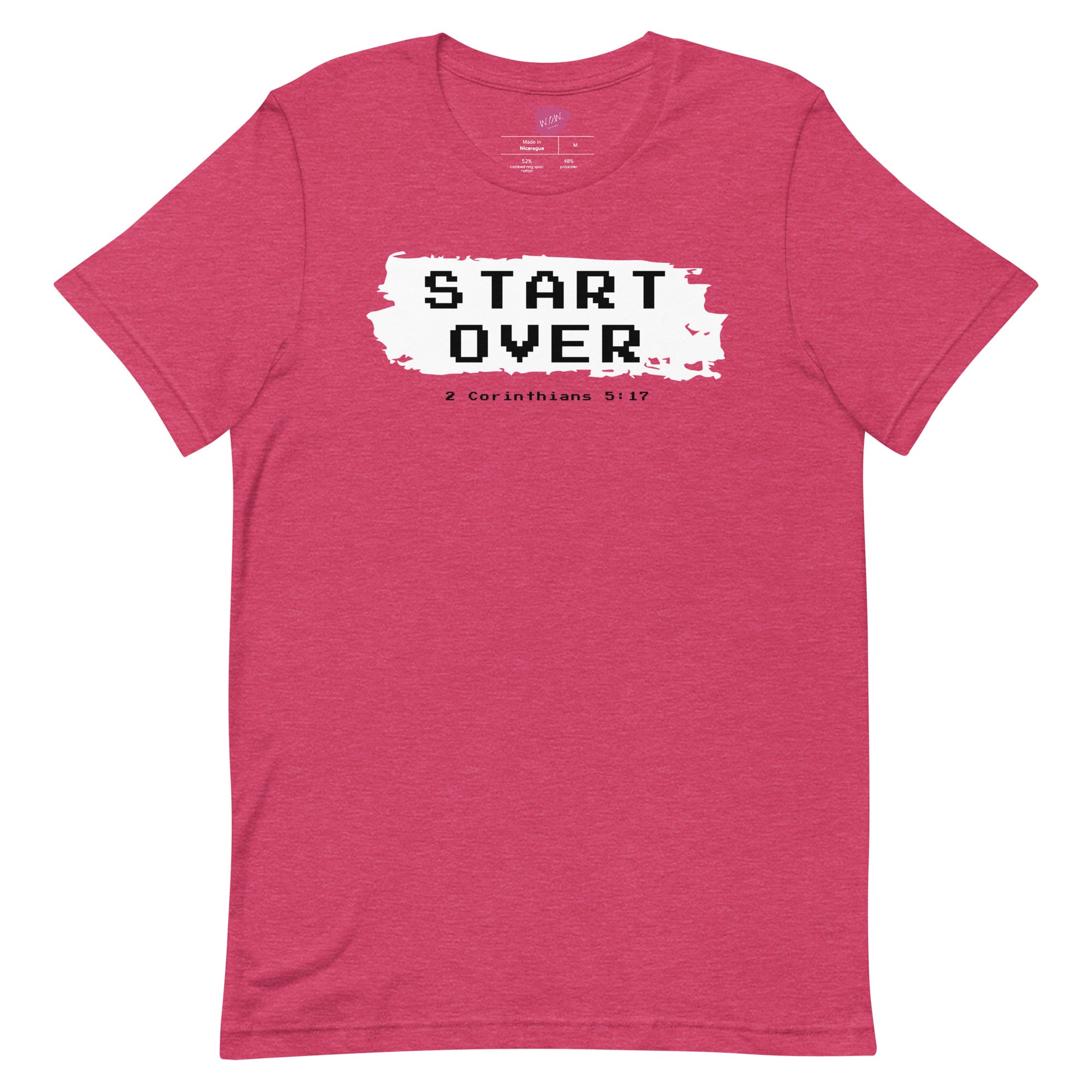 Start Over Unisex t-shirt - TheLifeHouseShop